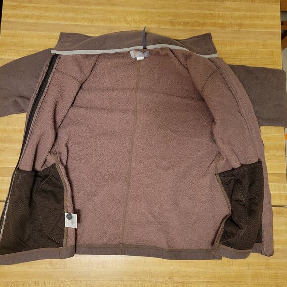 Cloudveil Men's Full-Zip Fleece Jacket Brown Size M Performance Zip-Up - Picture 9 of 11